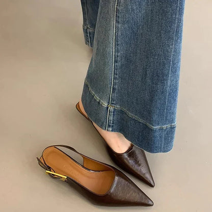 Singback Pointed Sandal