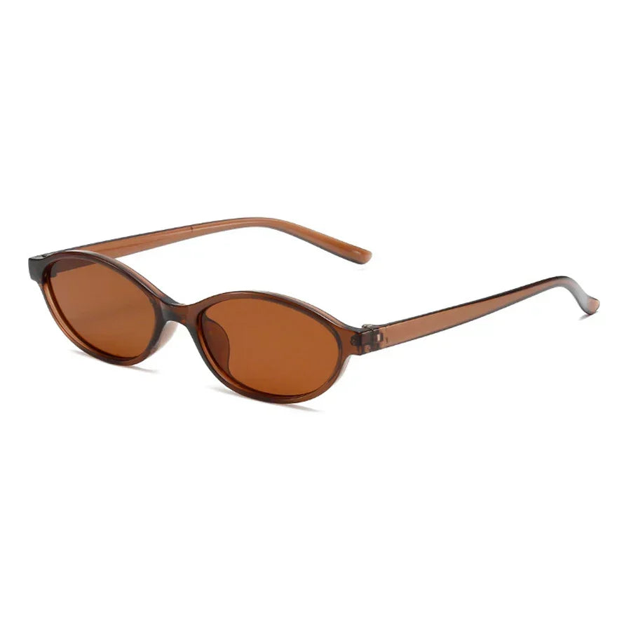 Retro Oval Cat Eye Sunglasses
